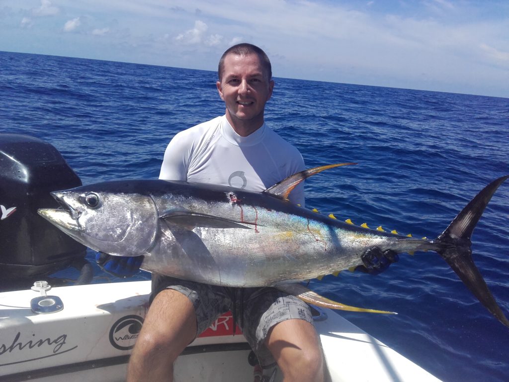 Pêche du Thon jaune en Guadeloupe