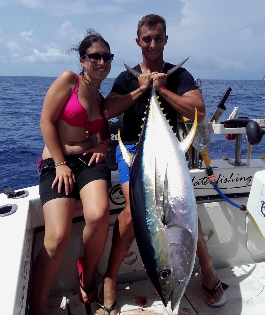 Pêche du Thon jaune en Guadeloupe