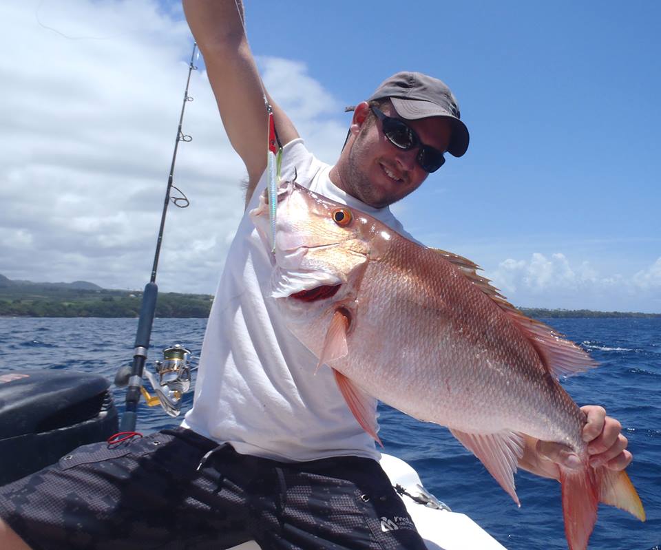 Pêche du Pagre rose en Guadeloupe